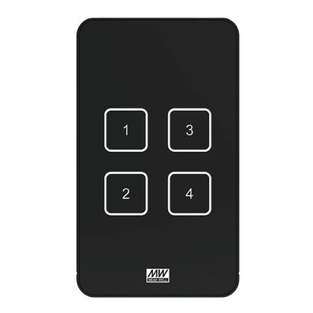 MEAN WELL DTP-204-U 4-fold DALI push button