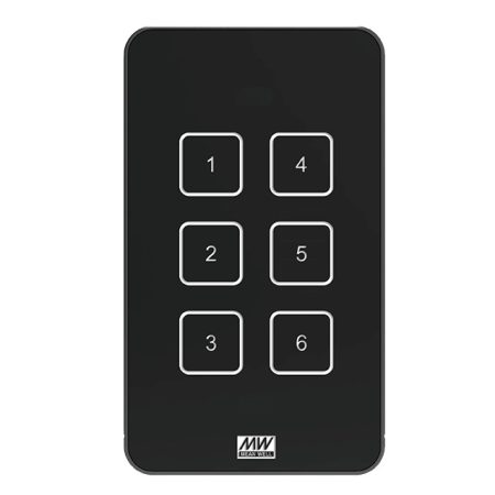 MEAN WELL DTP-206-U 6-fold DALI push button