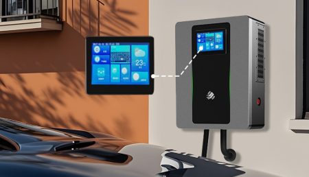 Zencar Super DC 30kWp, 5m CCS2, RFID, 7" LCD, Wifi, 4G, MID fali DC töltő