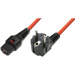 IEC Lock EL247S 2m Orange power cord