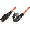 IEC Lock EL248S 3m Orange power cord IEC Lock EL248S 3m Orange power cord
