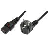 IEC Lock EL249S 1m Black power cord