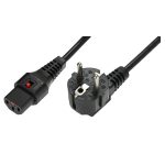 IEC Lock EL182S 2m Black power cord