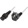 IEC Lock EL283S 1,5m White power cord IEC Lock EL283S 1,5m White power cord