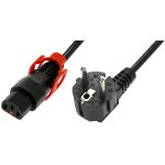 IEC Lock EL332S 2m Black power cord
