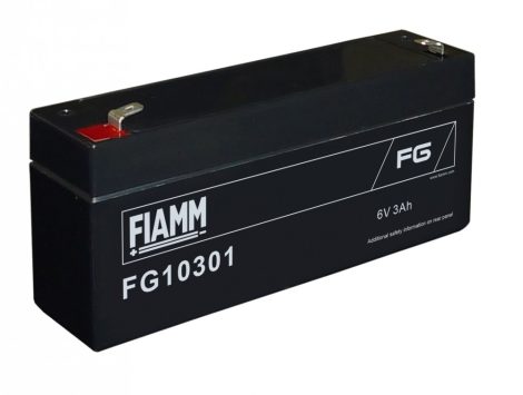 FIAMM FG10301 6V 3Ah Ipari zárt (zselés) ólomakkumulátor