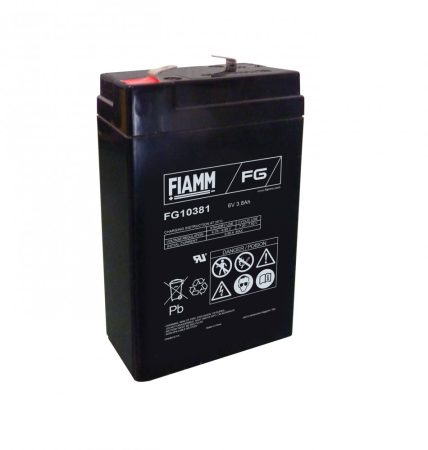 FIAMM FG10381 6V 3,8Ah VRLA battery