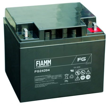 FIAMM FG24204 12V 42Ah Ipari zárt (zselés) ólomakkumulátor