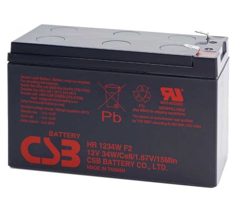 CSB HR1234WF2 ipari (zárt) zselés ólomakkumulátor