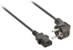 Cee 7/7 IEC C13 1,80m black power cord