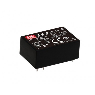 MEAN WELL IRM-03-9S 9V 0,33A 3W power supply