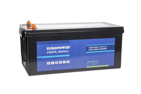 EUROPOWER LFP12-200 12V 200Ah LiFePO4 battery