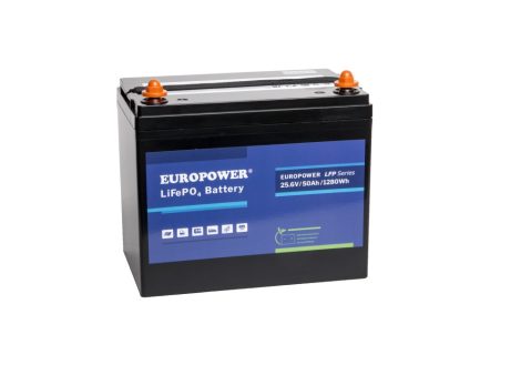 EUROPOWER LFP24-50 24V 50Ah LiFePO4 akkumulátor