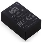   MEAN WELL MDD06F-05 DC/DC converter; 9-36V / 5V 0,6A; -5V -0,6A; 6W