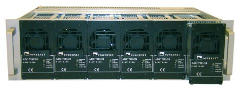 Enedo MSR 4800W 3U rack housing for 6pcs ADC718X moduls (up to 96V)