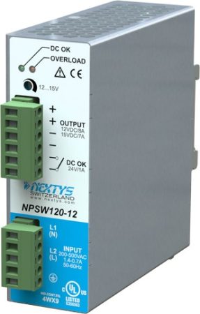 NEXTYS NPSM120-12 120W; 12V 7A power supply