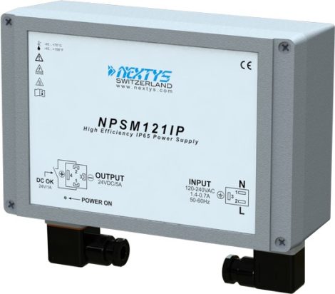 NEXTYS NPSM121IP 120W; 24V 5A tápegység