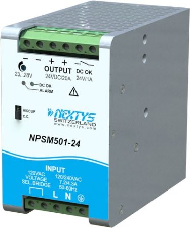 NEXTYS NPSM501-48 480W; 48V 10A tápegység