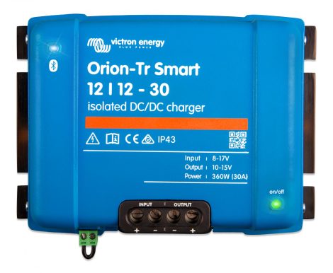 Victron Energy Orion-Tr Smart 24/12-20A 12V 20A leválasztott DC-DC akkumulátortöltő