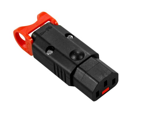 IEC Lock PA130100BK rewireable connector