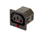 IEC Lock PA135015BK rewireable connector