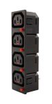 IEC Lock PA135015BK4 rewireable connector