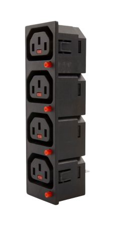 IEC Lock PA135015BK4 rewireable connector