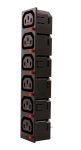 IEC Lock PA135015BK6 rewireable connector