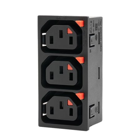 IEC Lock PA135015BKS3R rewireable connector
