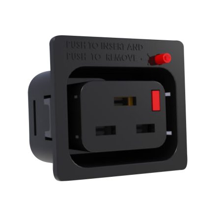 IEC Lock PA195015BK rewireable connector