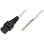 IEC Lock PC1137 2m White power cord