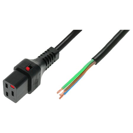 IEC Lock PC1405 4m Black power cord