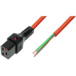 IEC Lock PC1191 3m Orange  power cord