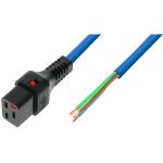 IEC Lock PC1192 3m Blue  power cord