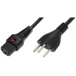 IEC Lock PC1236 2m Black power cord