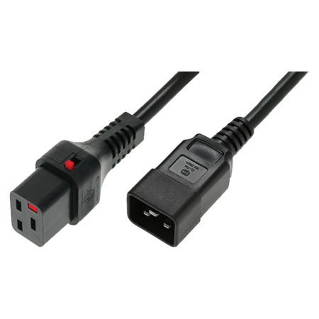 IEC Lock PC1402 2m Red power cord