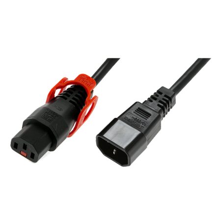 IEC Lock PC1526 2m Black power cord