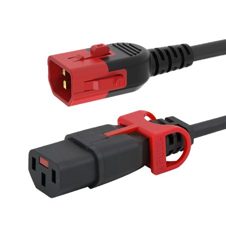 IEC Lock PC3604 2,5m Black power cord