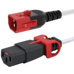 IEC Lock PC3611 3m White power cord