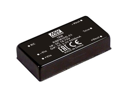 MEAN WELL RSDW20UW-05 DC/DC converter; 8,5-160V / 5V 4A; 20W