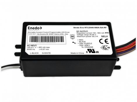 Enedo RTLD040-900A-SA-RF 25-56V 0,15-0,9A 39,2W LED power supply