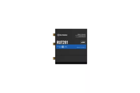 Teltonika RUT281 ipari 4G LTE router, Wi-Fi, DIN
