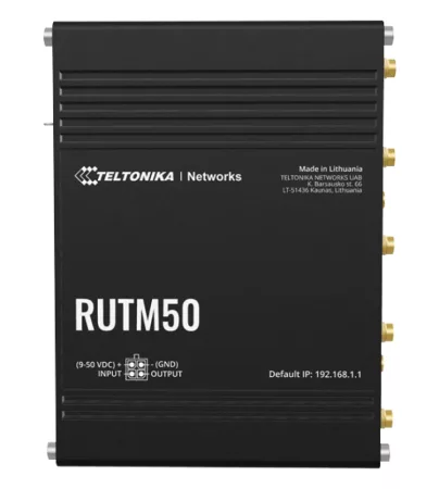 Teltonika RUTM50 ipari router, 5G, Wi-Fi, EU tápegység Teltonika RUTM50 ipari router, 5G, Wi-Fi, EU tápegység