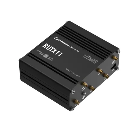 Teltonika RUTX11 ipari 4G LTE router, Wi-Fi, EU tápegység