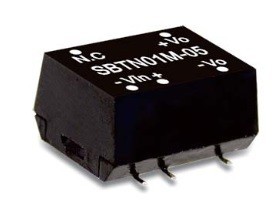 MEAN WELL SBTN01L-03 1 kimenetű DC/DC konverter; 1W; 3,3V 300mA; 1,5kV szigetelt