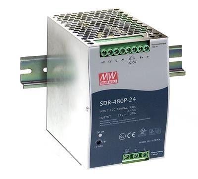 MEAN WELL SDR-480P-24 24V 20A 480W tápegység