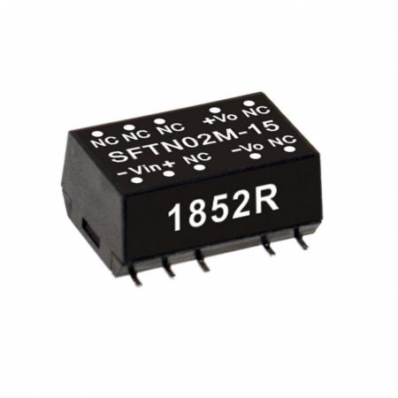 MEAN WELL SFTN02M-15 1 output DC/DC converter 2W; 15V; 133mA