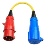   Victron Energy Adapter Cord 32A/3 to single ph.-CEE Plug 5P/CEE Coupling 3P