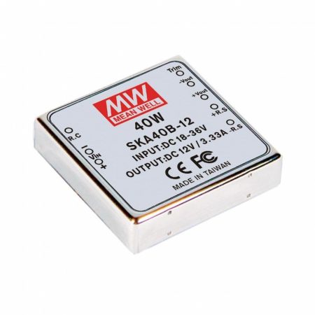 MEAN WELL SKA40B-05 1 output DC/DC converter; 35W; 5V 7A; 1,5kV isolated
