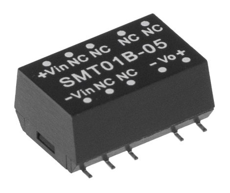 MEAN WELL SMT01A-05 1 output DC/DC converter; 1W; 5V 200mA; 1,5kV isolated